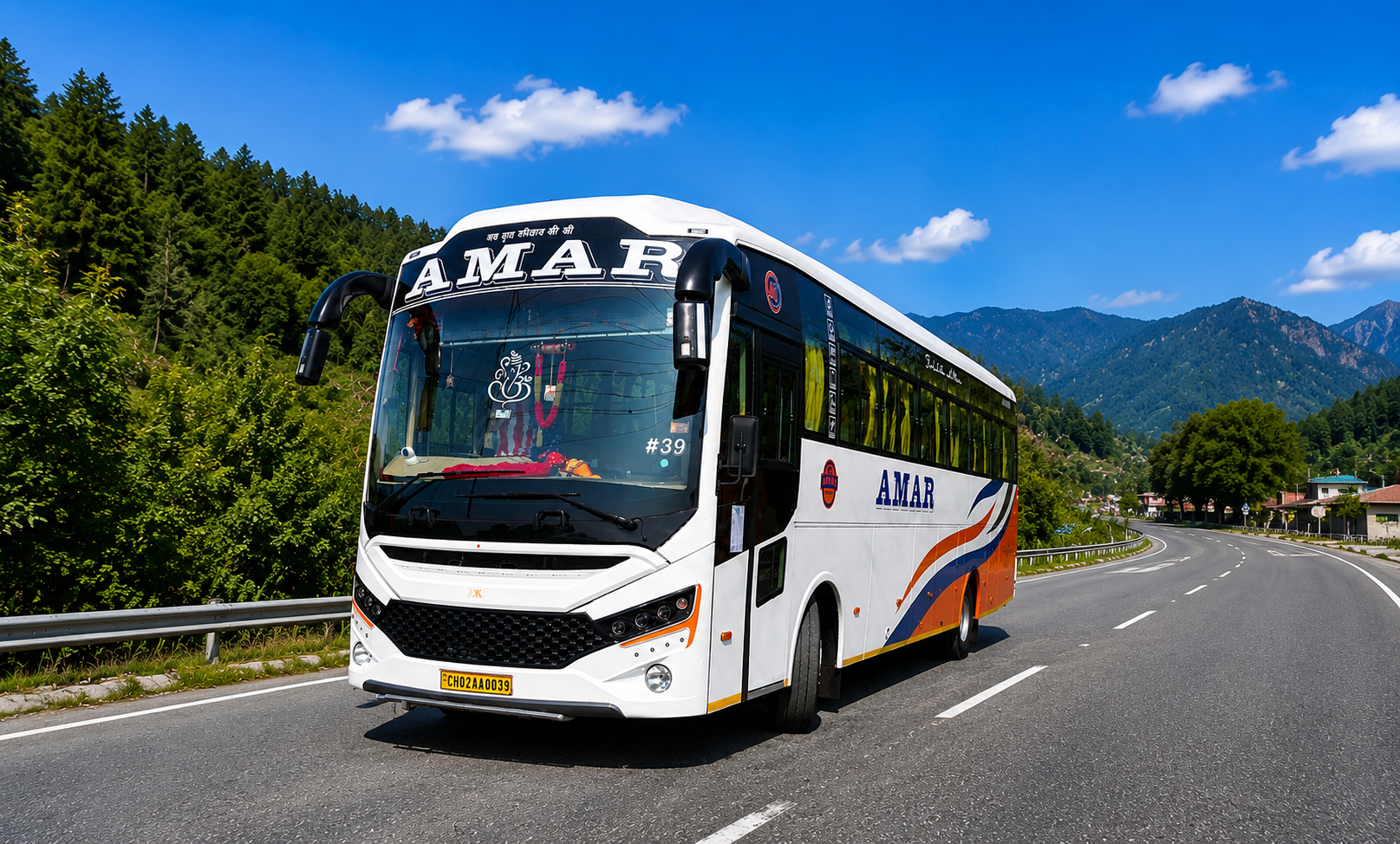 Modern luxury coach